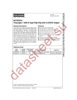 NC7SZ374P6X datasheet  